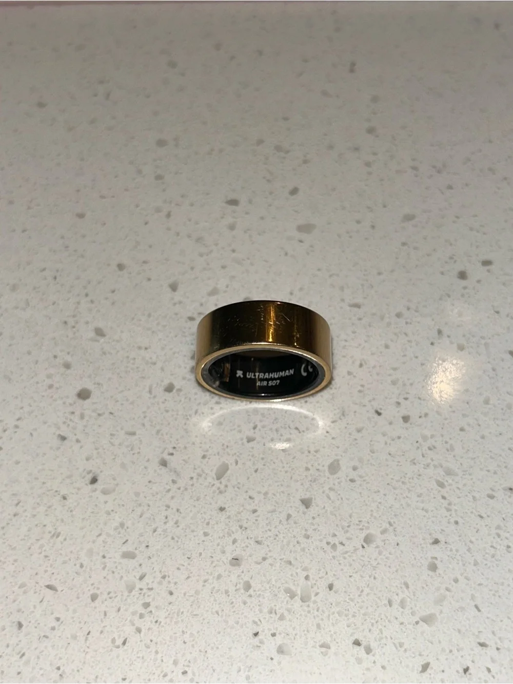Ultrahuman Ring in Gold (Size: 7)